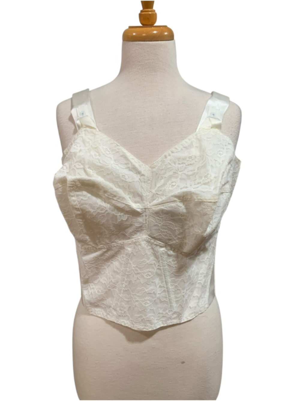 Women's Spencer Vintage Lace Shapewear longline mastectomy/prosthetic bra
